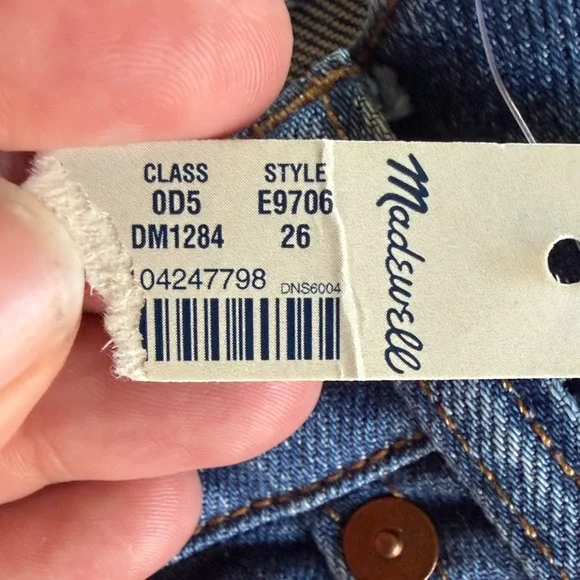 Madewell Blue Flare Jeans - Picture 3 of 4